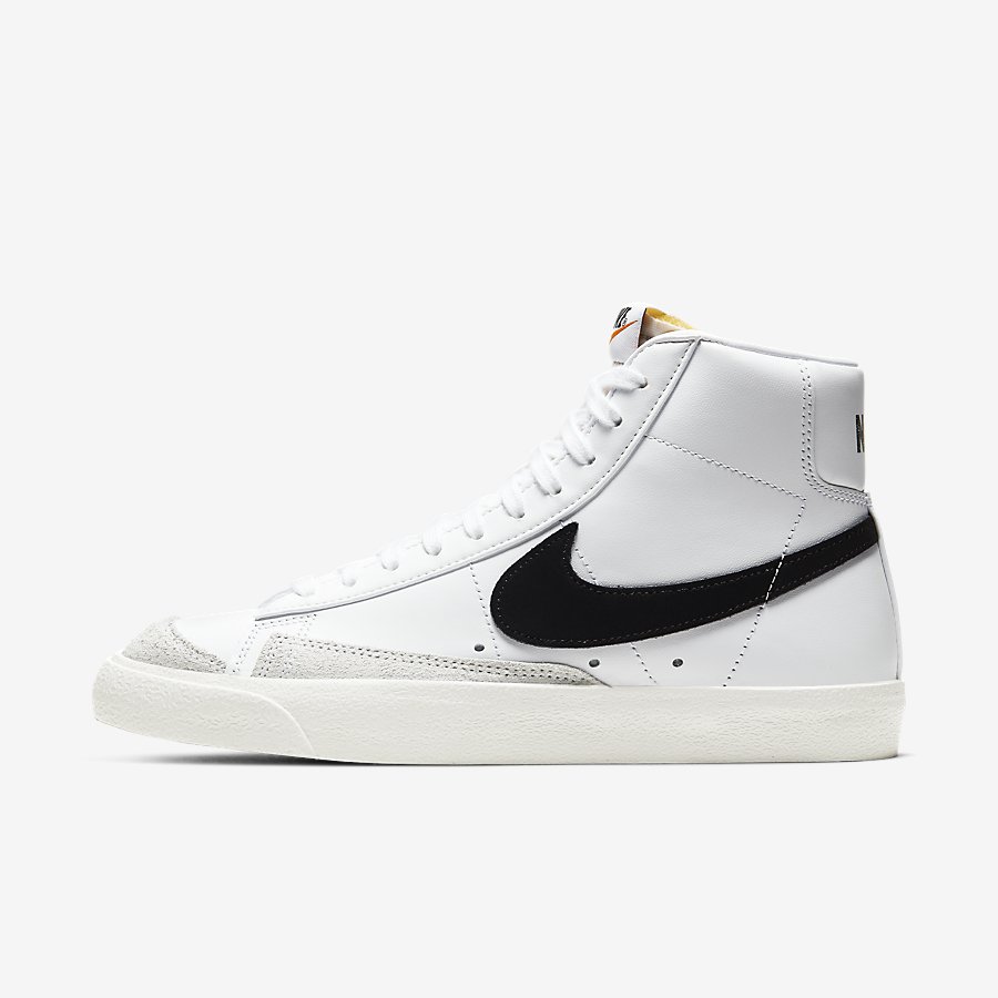 Giày Nike Blazer Mid '77 Nữ Trắng Đen