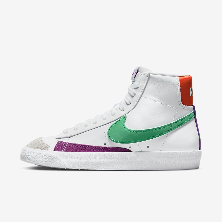 Giày Nike Blazer Mid '77 Nữ Trắng Xanh Ngọc