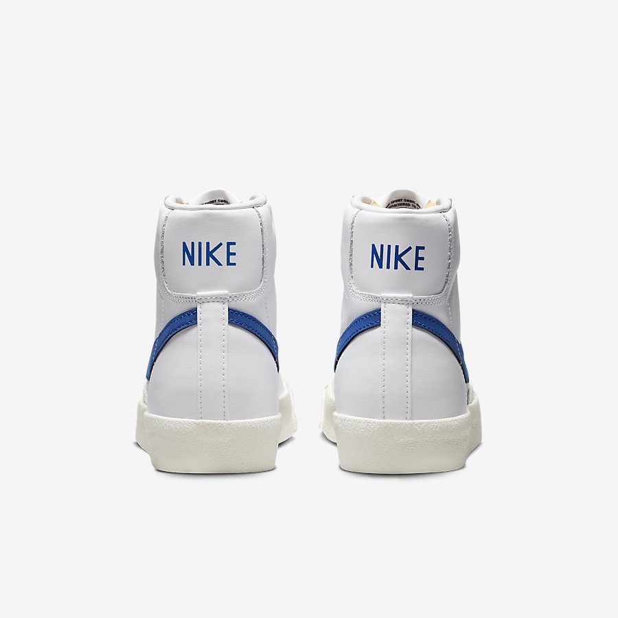 Giày Nike Blazer Mid '77 Nữ Trắng Xanh Dương