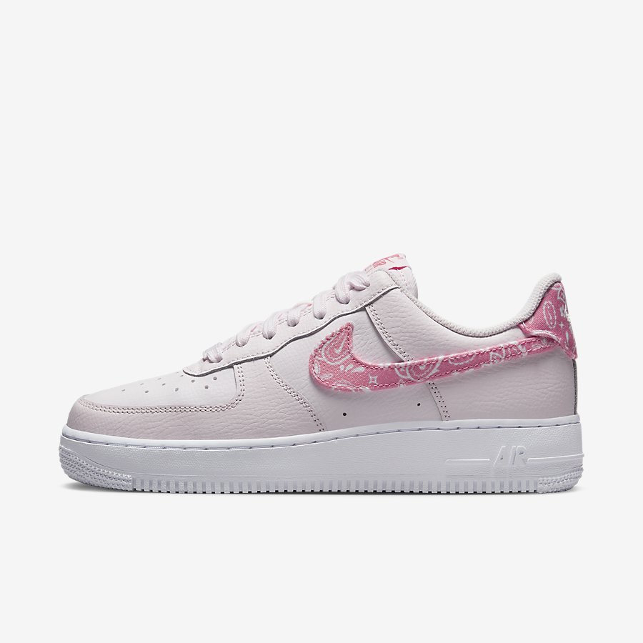 Giày Nike Air Force 1 '07 Nữ Hồng Trắng