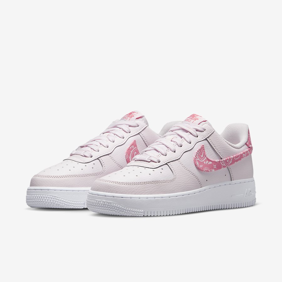 Giày Nike Air Force 1 '07 Nữ Hồng Trắng