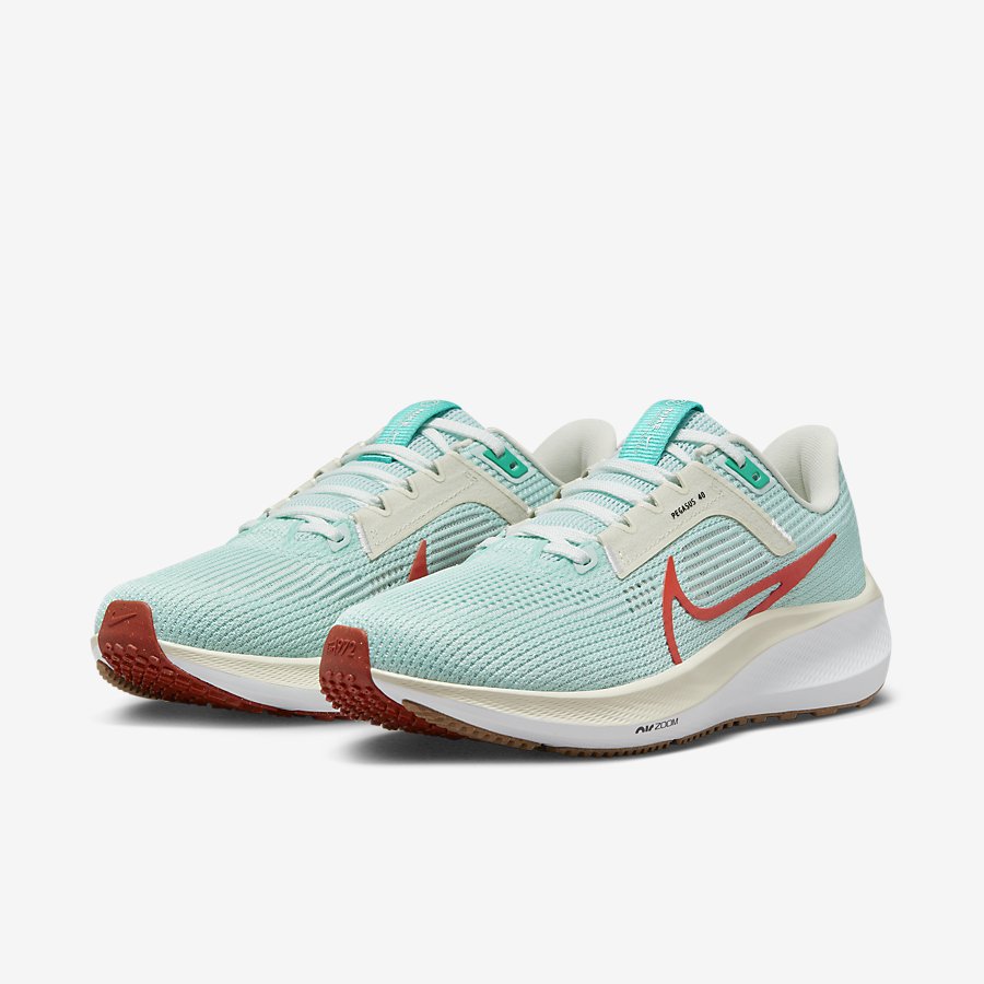 Giày Nike Pegasus 40 Nữ Xanh Đỏ