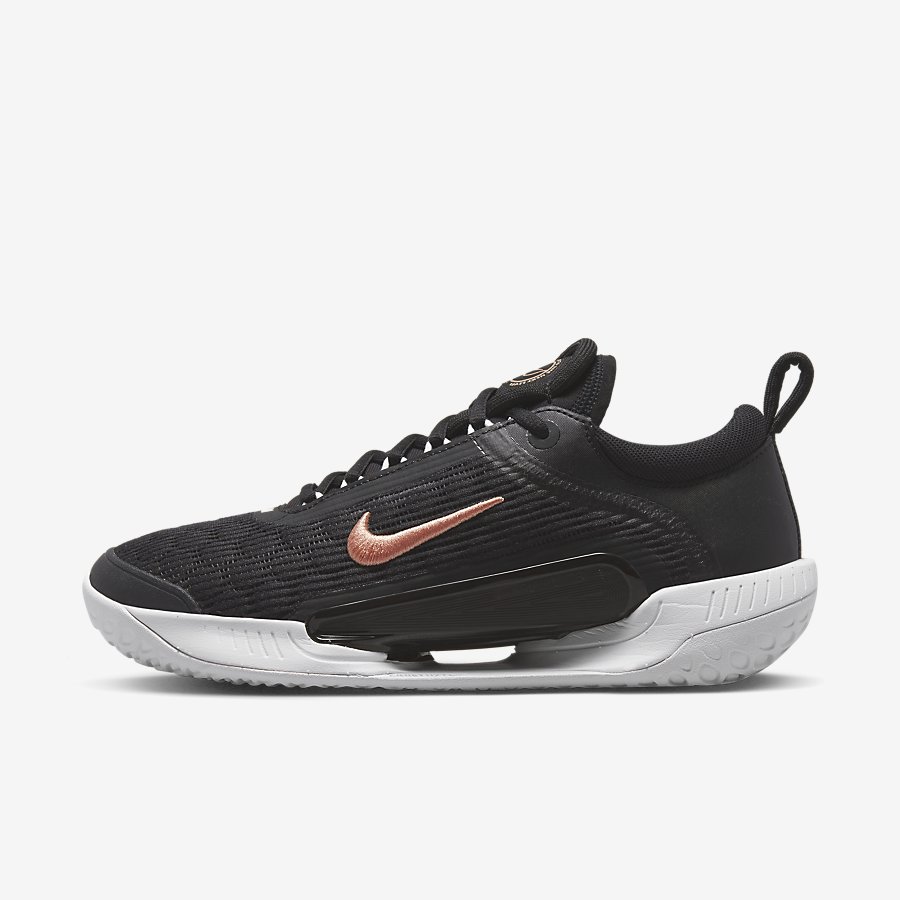 Giày Nikecourt Air Zoom Nxt Nữ Đen Trắng