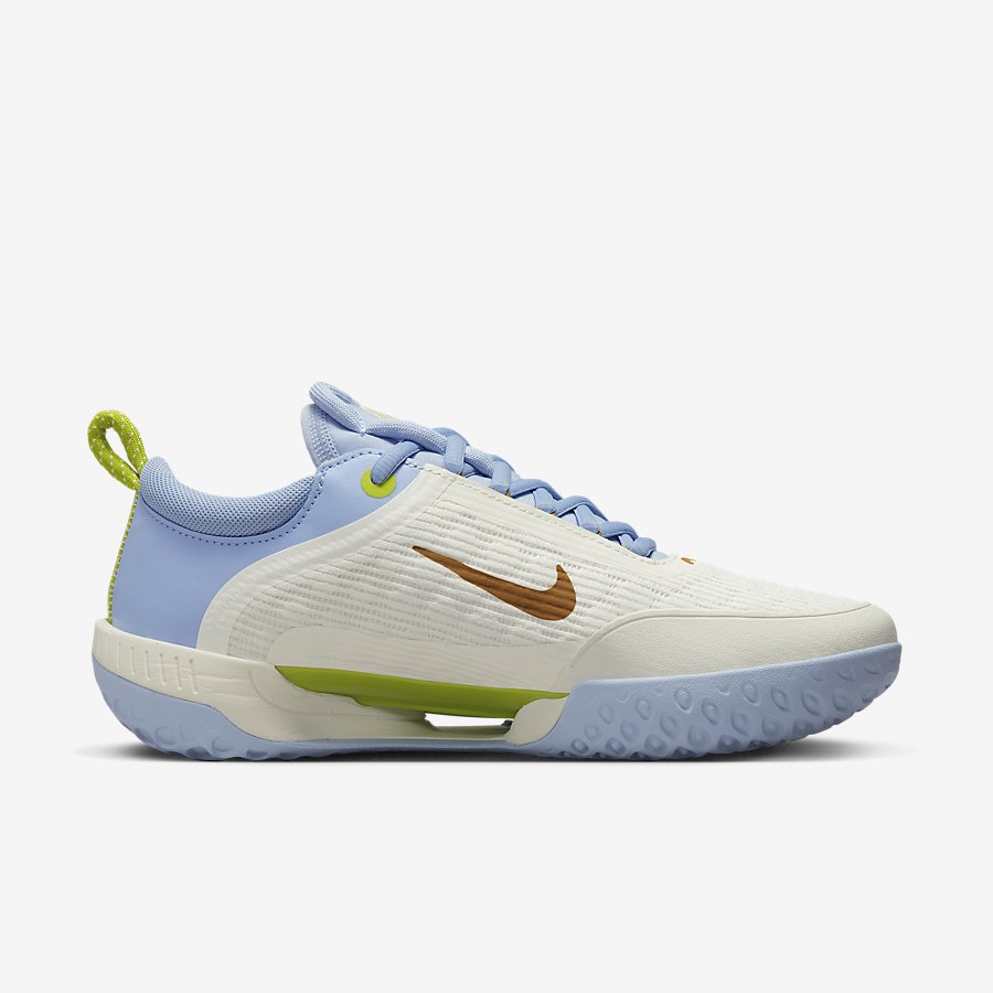 Giày Nikecourt Air Zoom Nxt Nữ Be Xanh