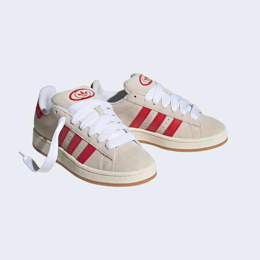 Giày Adidas Campus 00S Nữ Xám Đỏ