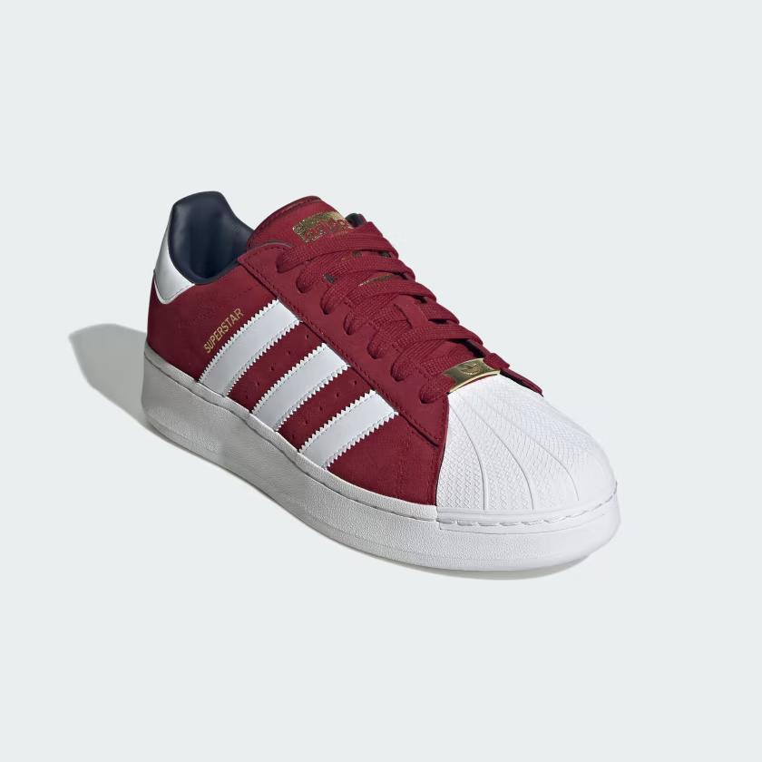 Giày Adidas Superstar XLG Nữ Đỏ Mận