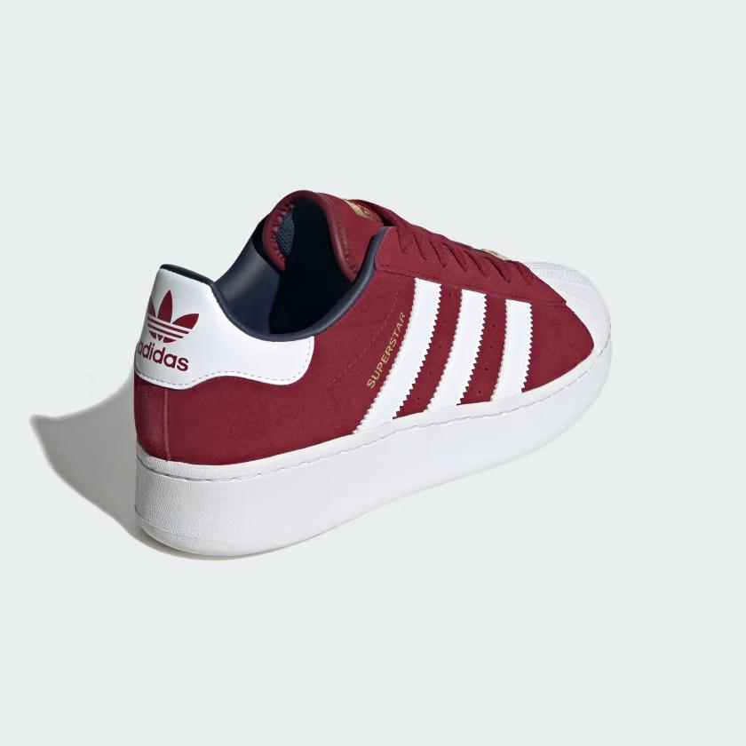 Giày Adidas Superstar XLG Nữ Đỏ Mận