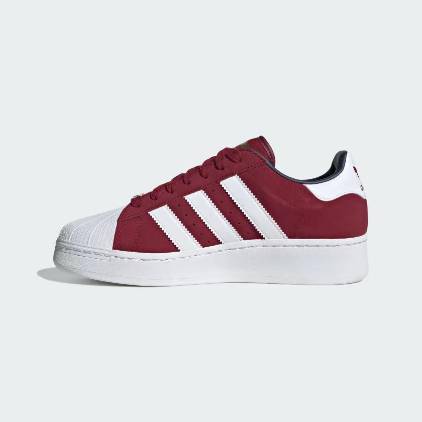 Giày Adidas Superstar XLG Nữ Đỏ Mận