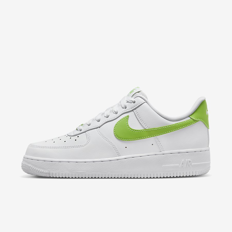 Giày Nike Air Force 1 '07 Nữ Trắng Xanh Non