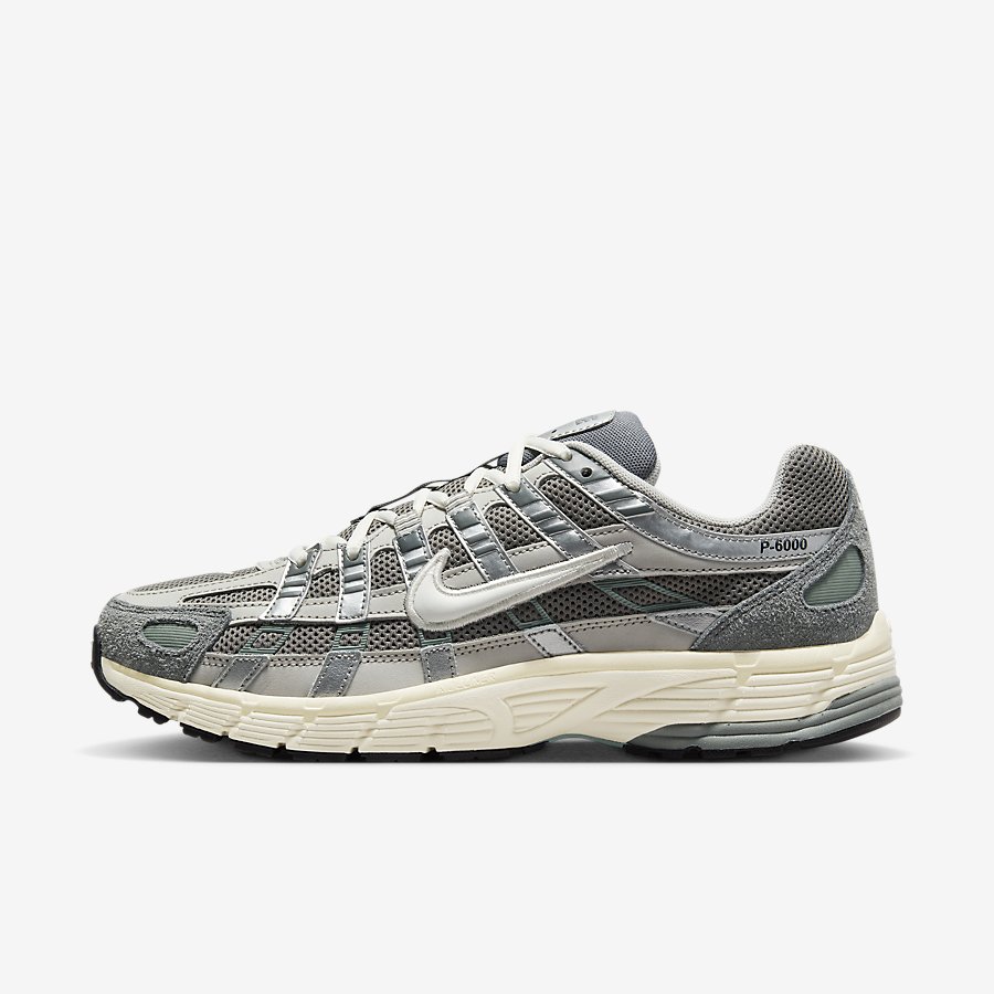 Giày Nike P-6000 Nam Trắng Xám