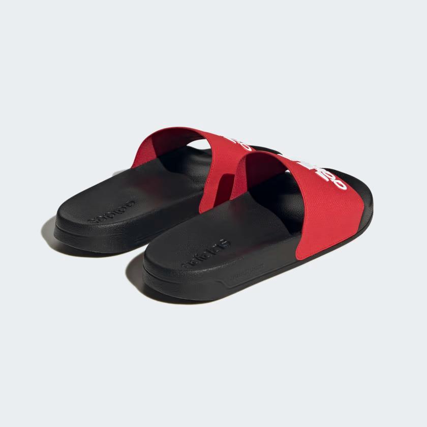 Dép Đi Bơi Adidas Adilette Nam Đen Đỏ