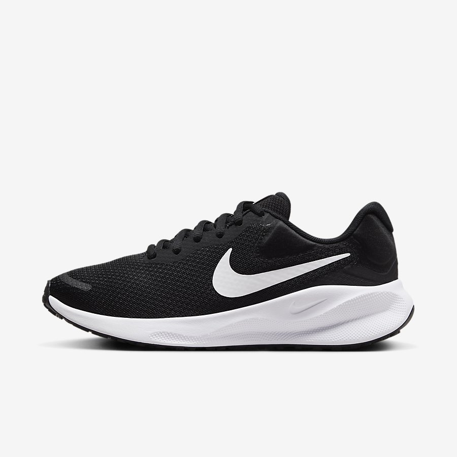 Giày Nike Revolution 7 Nữ Đen Trắng