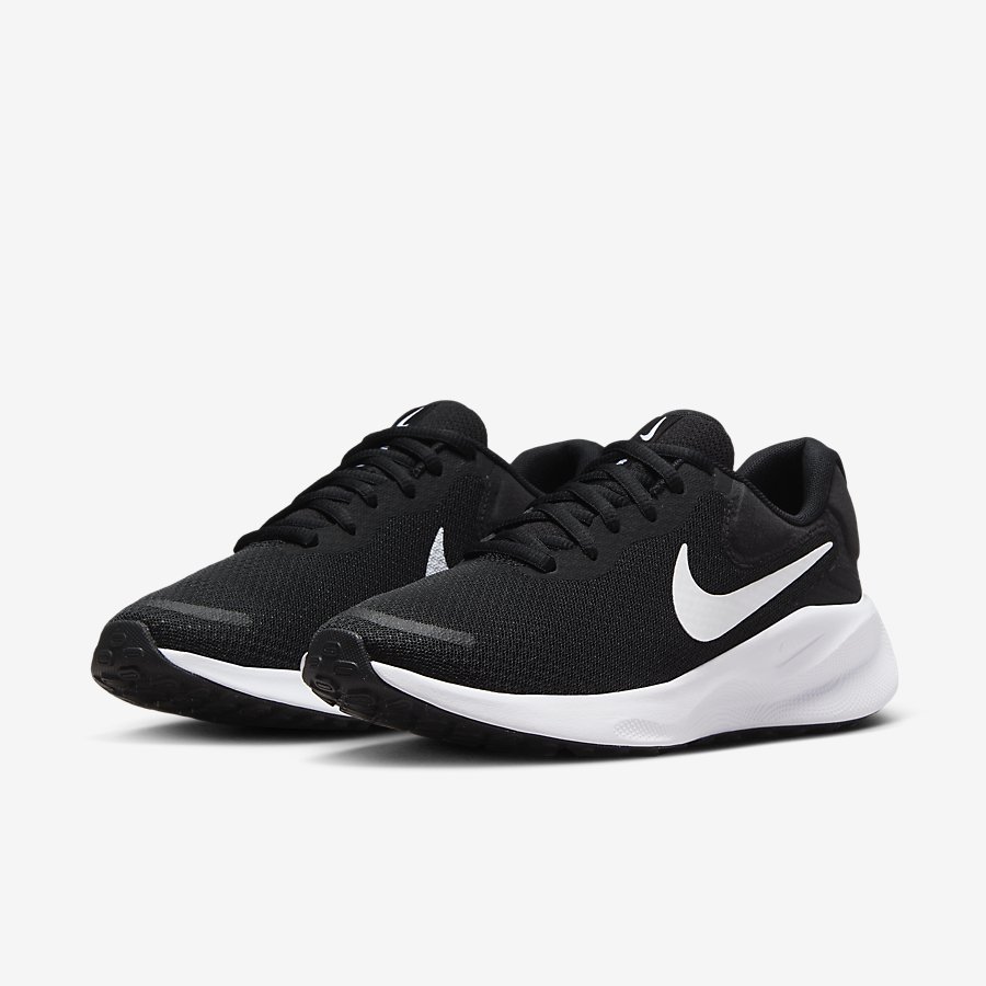 Giày Nike Revolution 7 Nữ Đen Trắng