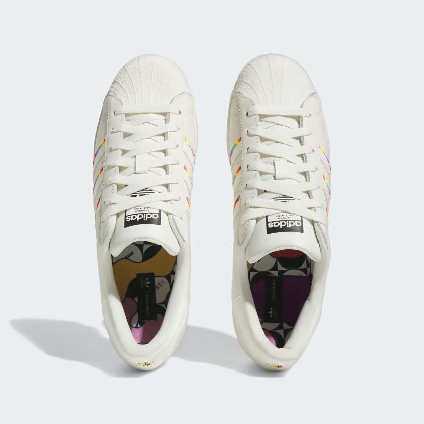 Giày Adidas Superstar Pride Rm Nam Trắng 