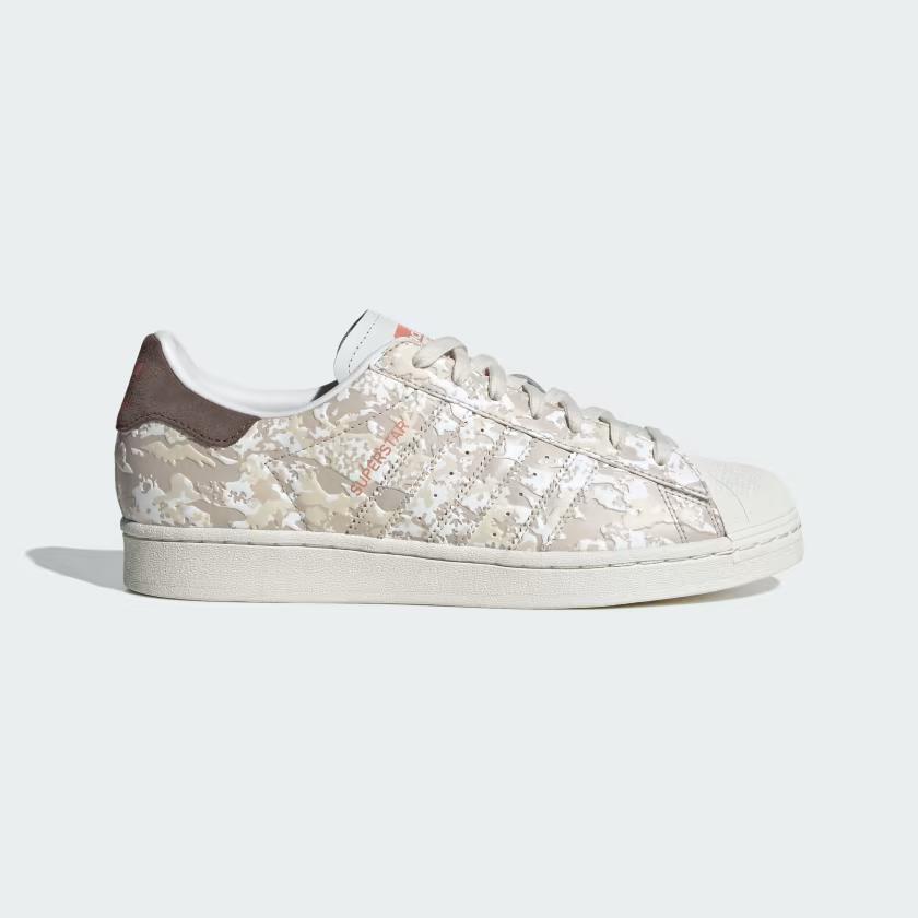 Giày Adidas Superstar Nam Be Nâu