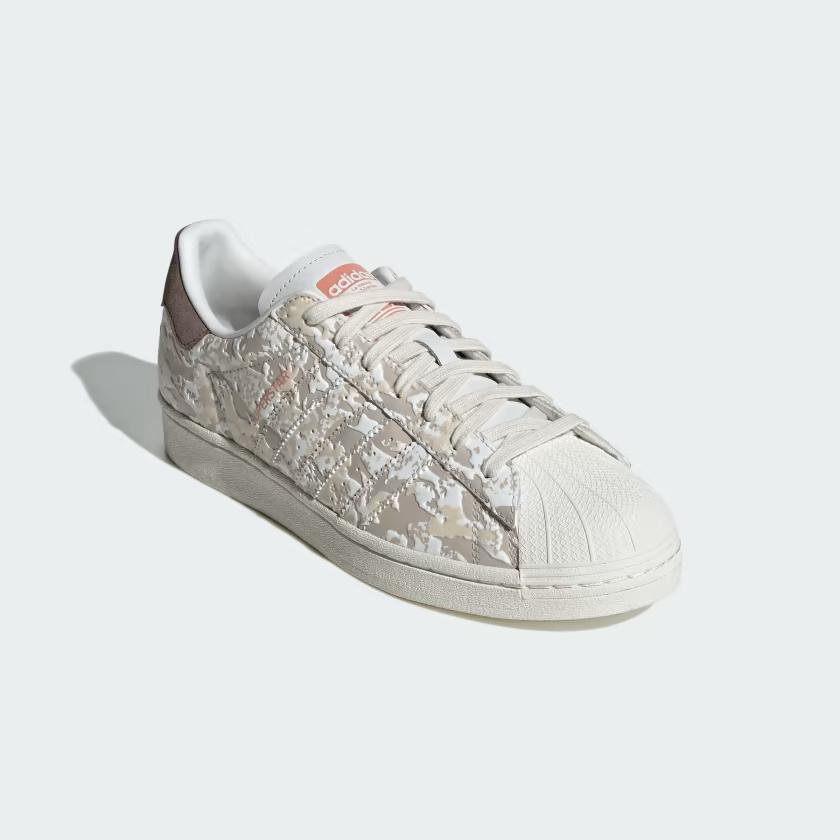 Giày Adidas Superstar Nam Be Nâu