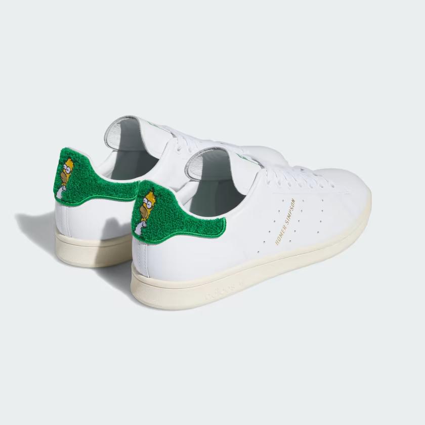 Giày Adidas Stan Smith Homer Simpson Nam Trắng Xanh