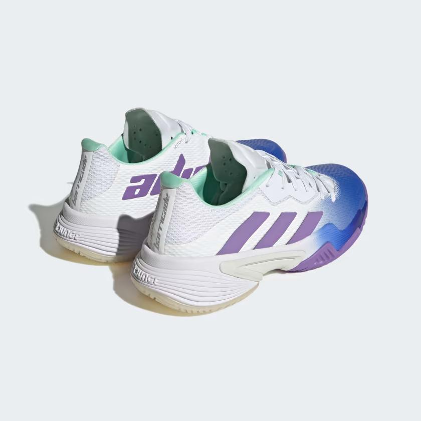 Giày Adidas Tennis Barricade Nữ Trắng Tím