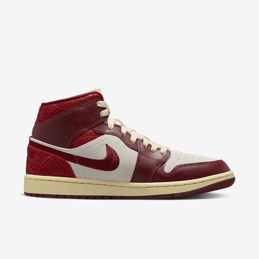 Giày Nike Air Jordan 1 Mid Se Nữ Đỏ