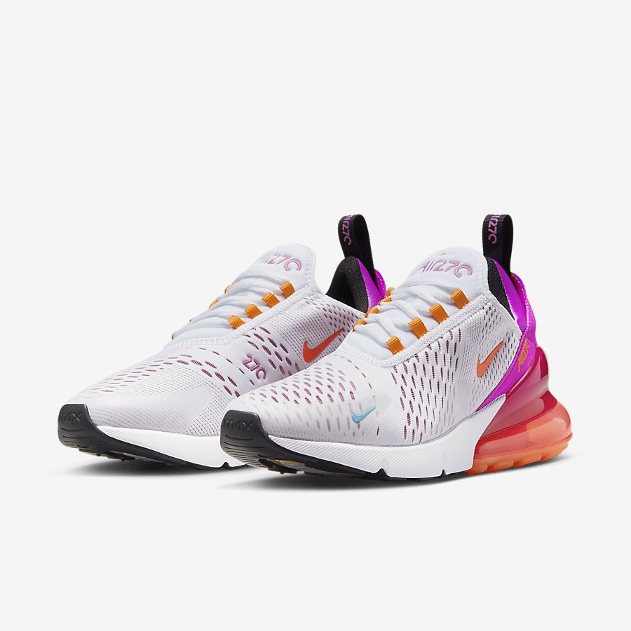 Giày Nike Air Max 270 Nữ Xám Hồng