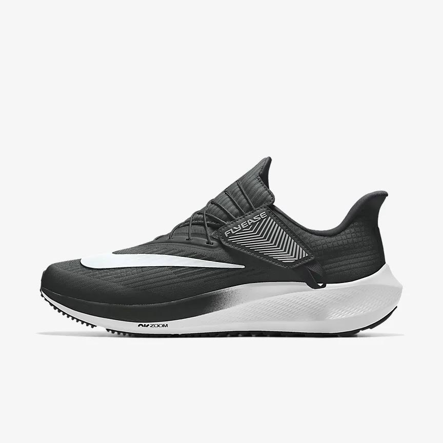 Giày Nike Pegasus FlyEase By You Nam Đen Trắng