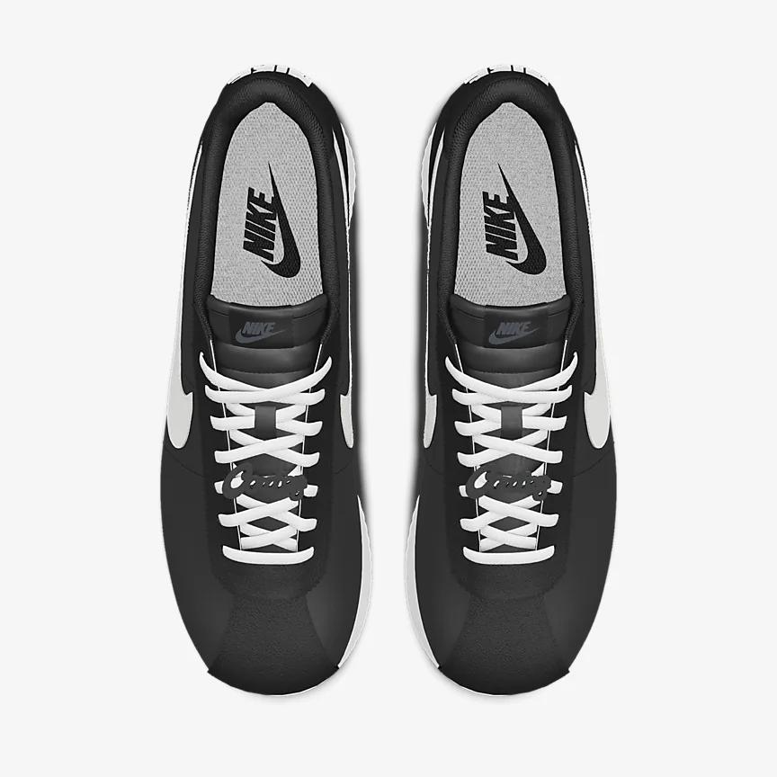 Giày Nike Cortez Platform Unlocked By You Nữ Đen