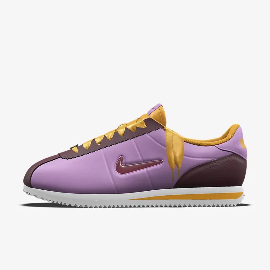 Giày Nike Cortez Unlocked By You Nam Tím