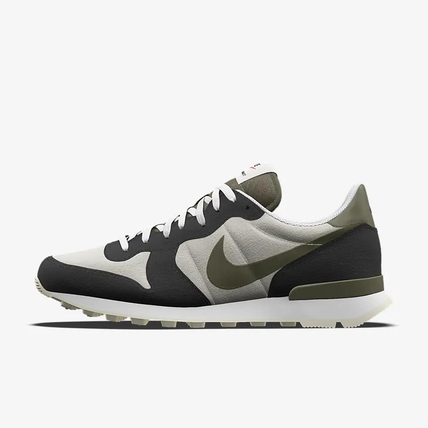 Giày Nike Internationalist By You Nam Trắng Đen