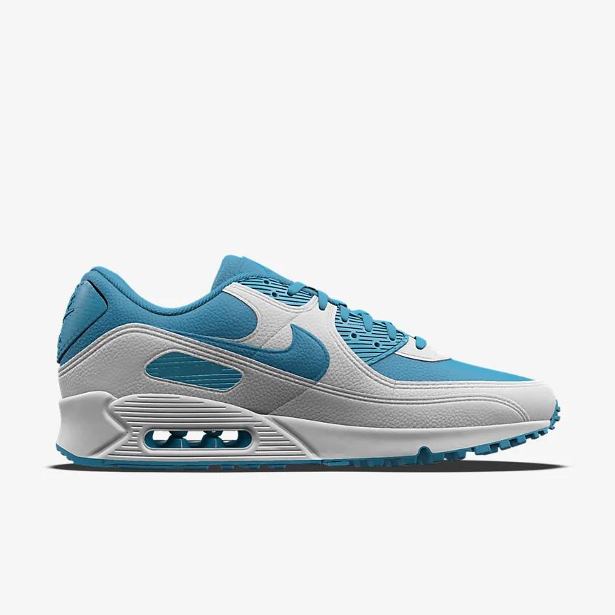 Giày Nike Air Max 90 By You Nam Trắng Xanh