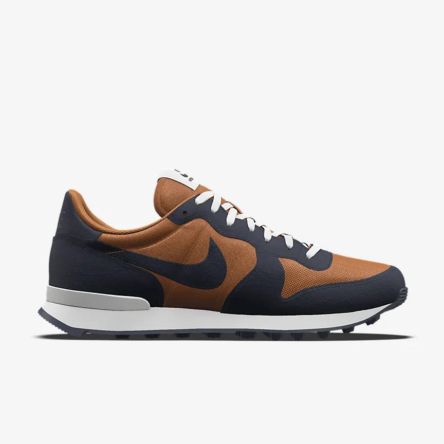 Giày Nike Internationalist By You Nam Đen Cam