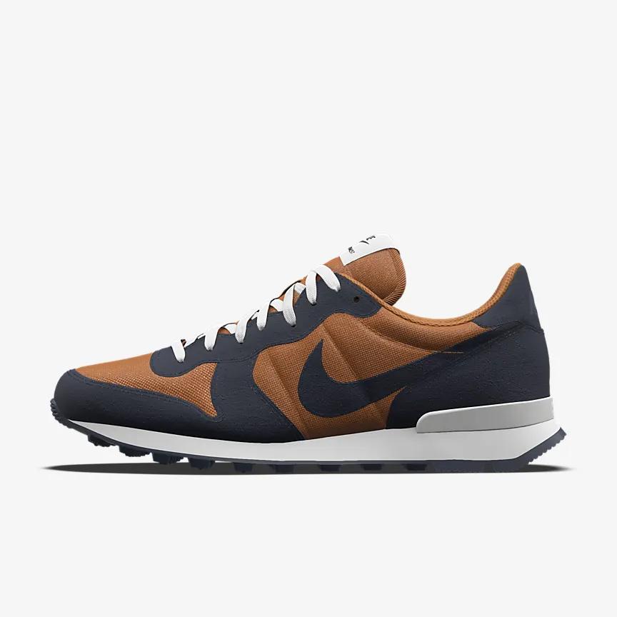 Giày Nike Internationalist By You Nam Đen Cam