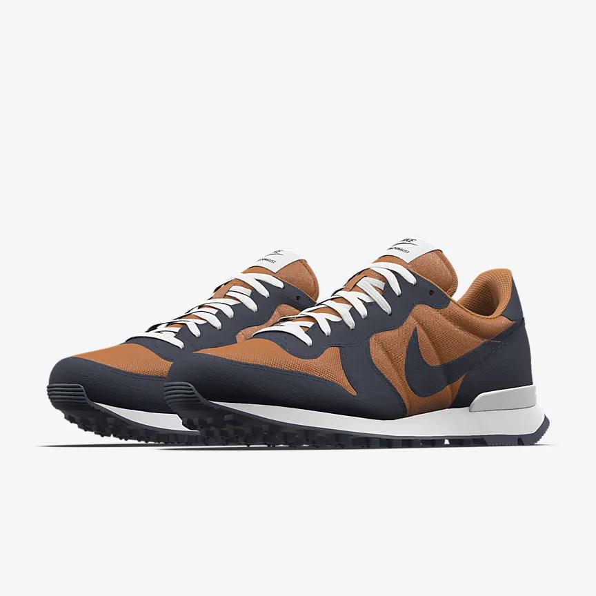 Giày Nike Internationalist By You Nam Đen Cam