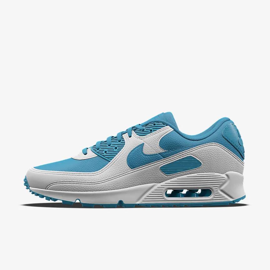 Giày Nike Air Max 90 By You Nam Trắng Xanh