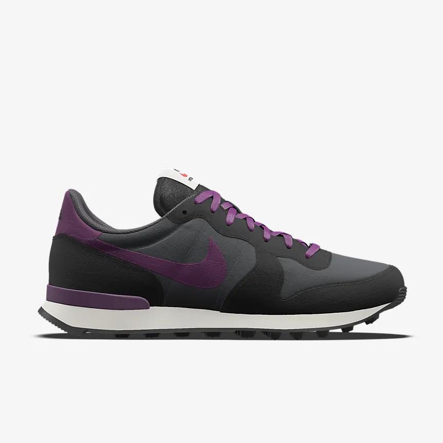 Giày Nike Internationalist By You Nam Đen Tím