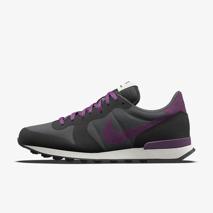 Giày Nike Internationalist By You Nam Đen Tím