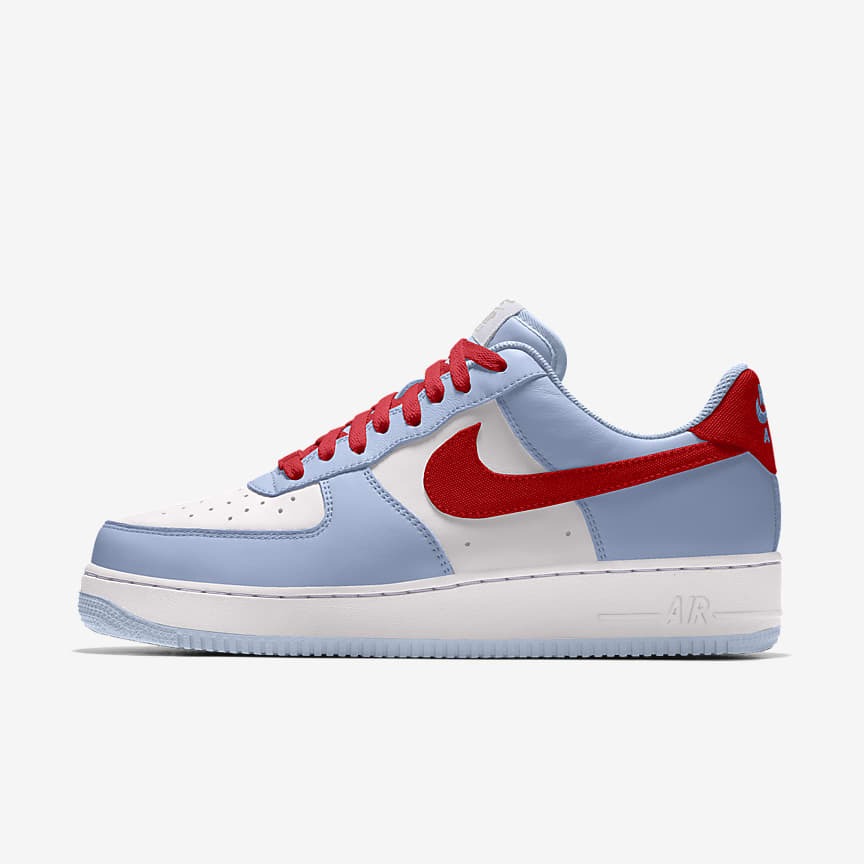 Giày Nike Air Force 1 Low By You Xanh Đỏ