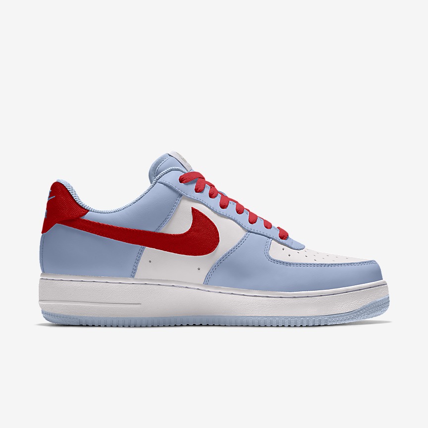 Giày Nike Air Force 1 Low By You Xanh Đỏ