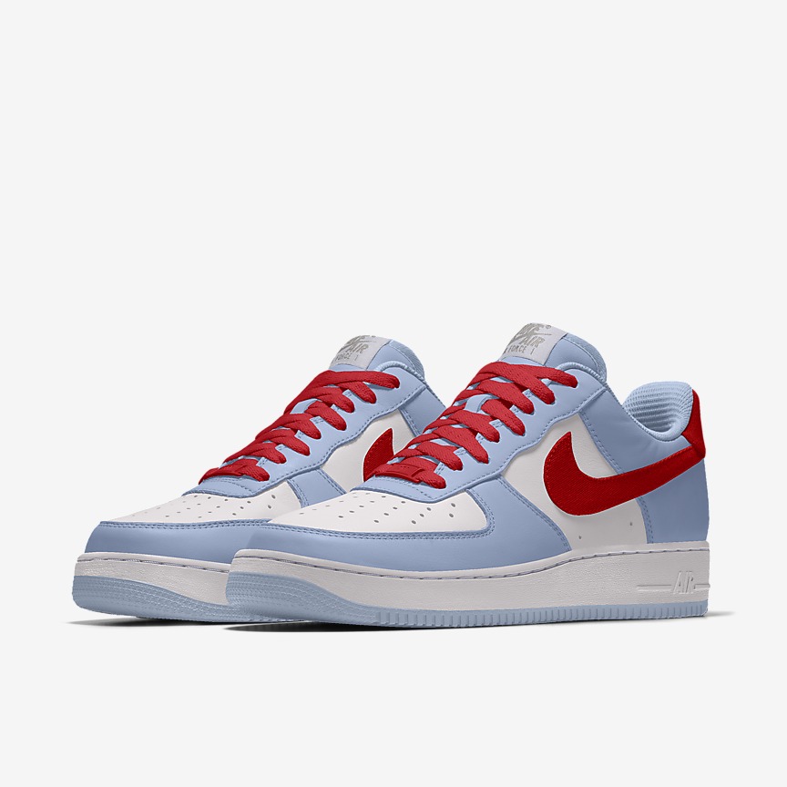 Giày Nike Air Force 1 Low By You Xanh Đỏ