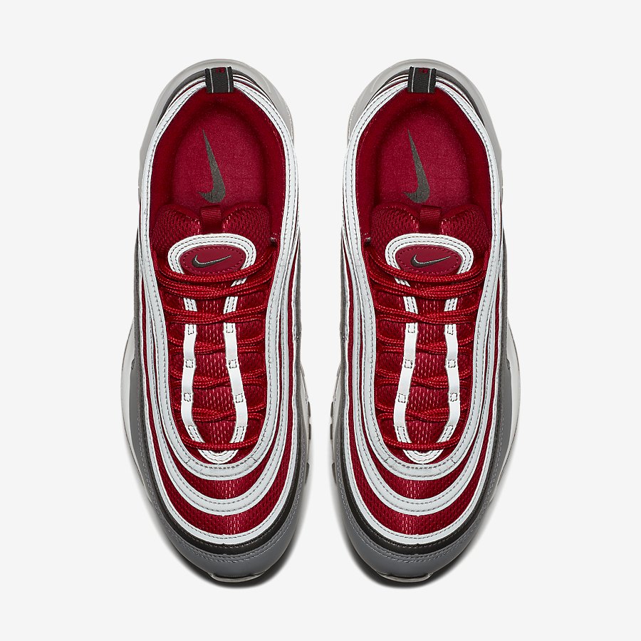 Giày Nike Air Max 97 Nam Xám Đỏ