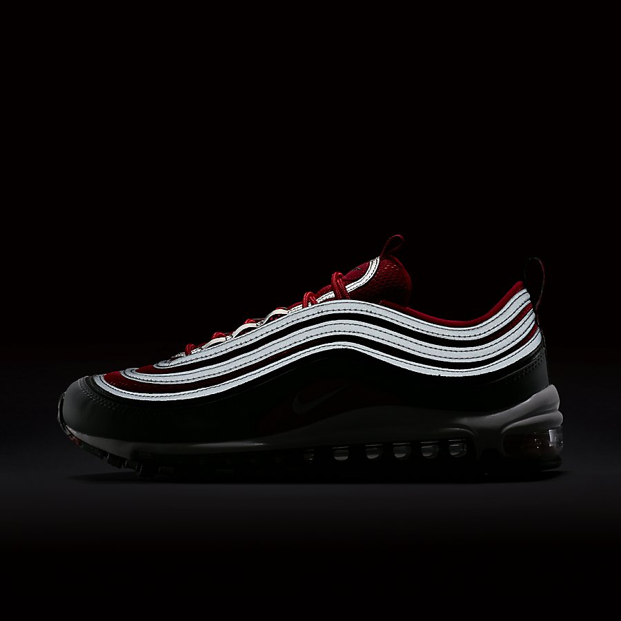 Giày Nike Air Max 97 Nam Xám Đỏ