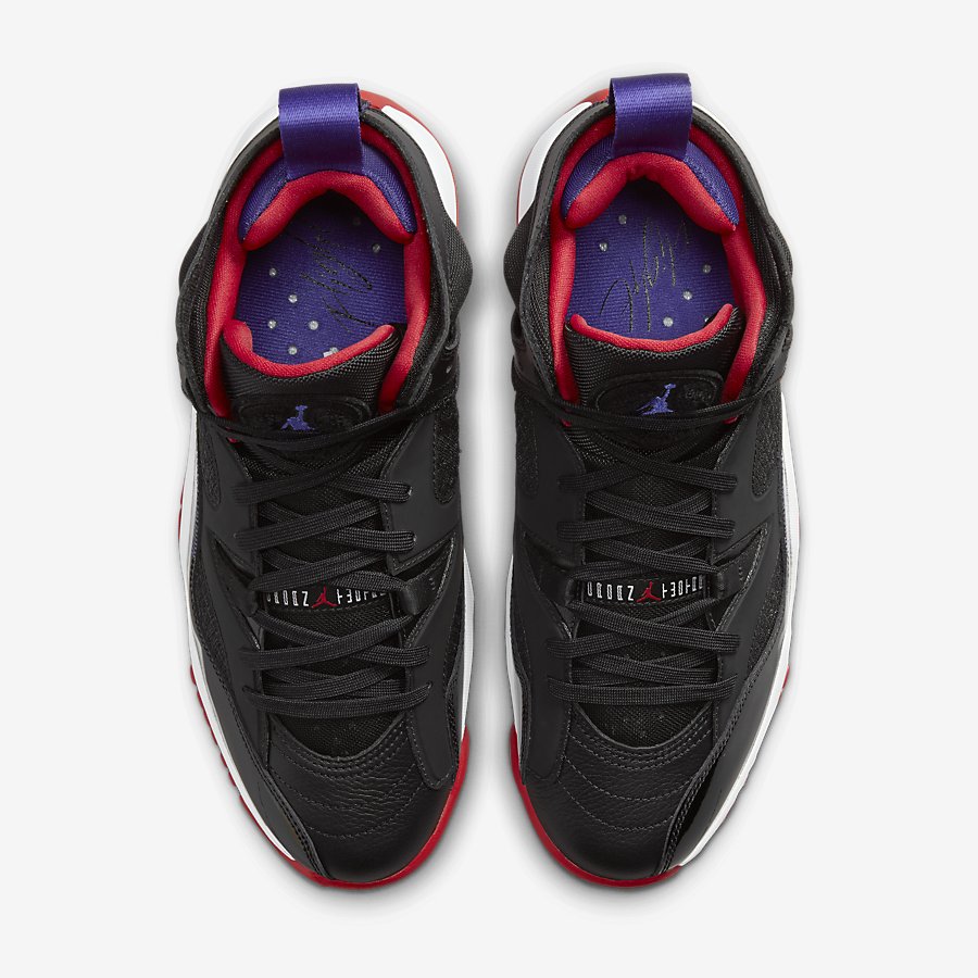 Giày Nike Jumpman Two Trey Đen Đỏ