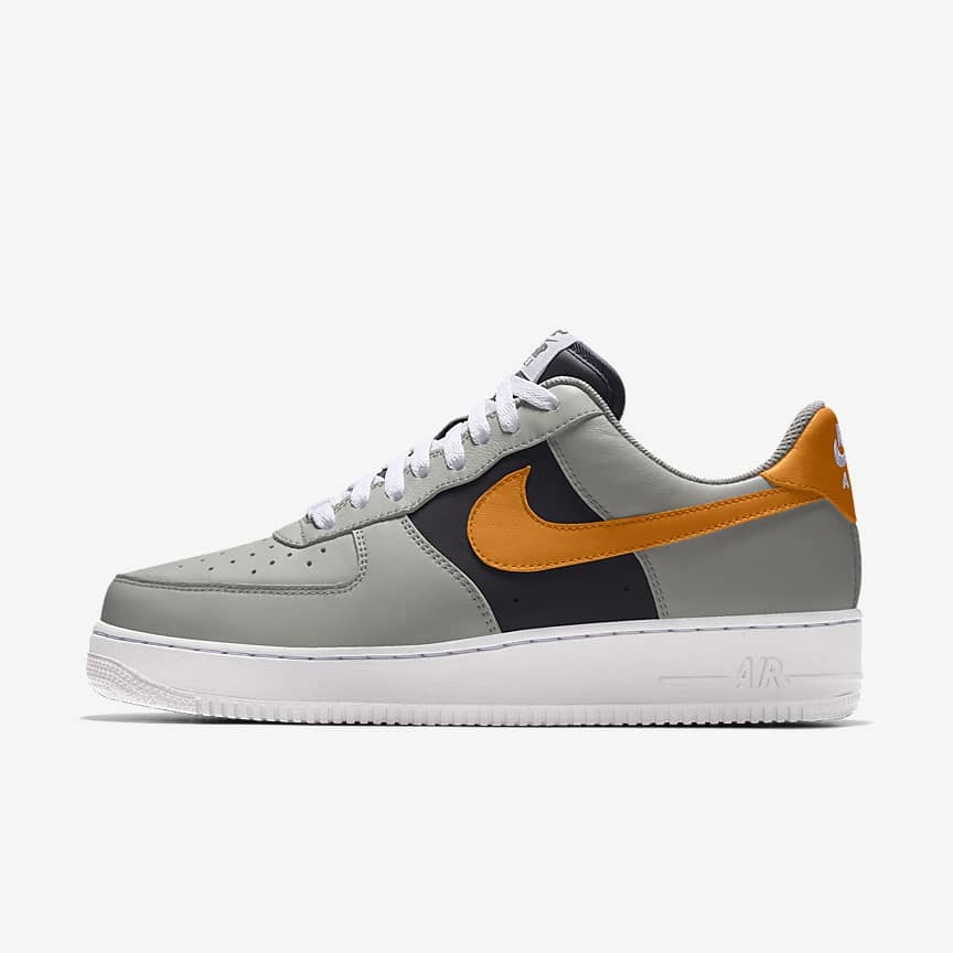 Giày Nike Air Force 1 Low By You Xám Cam