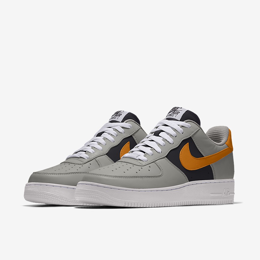 Giày Nike Air Force 1 Low By You Xám Cam