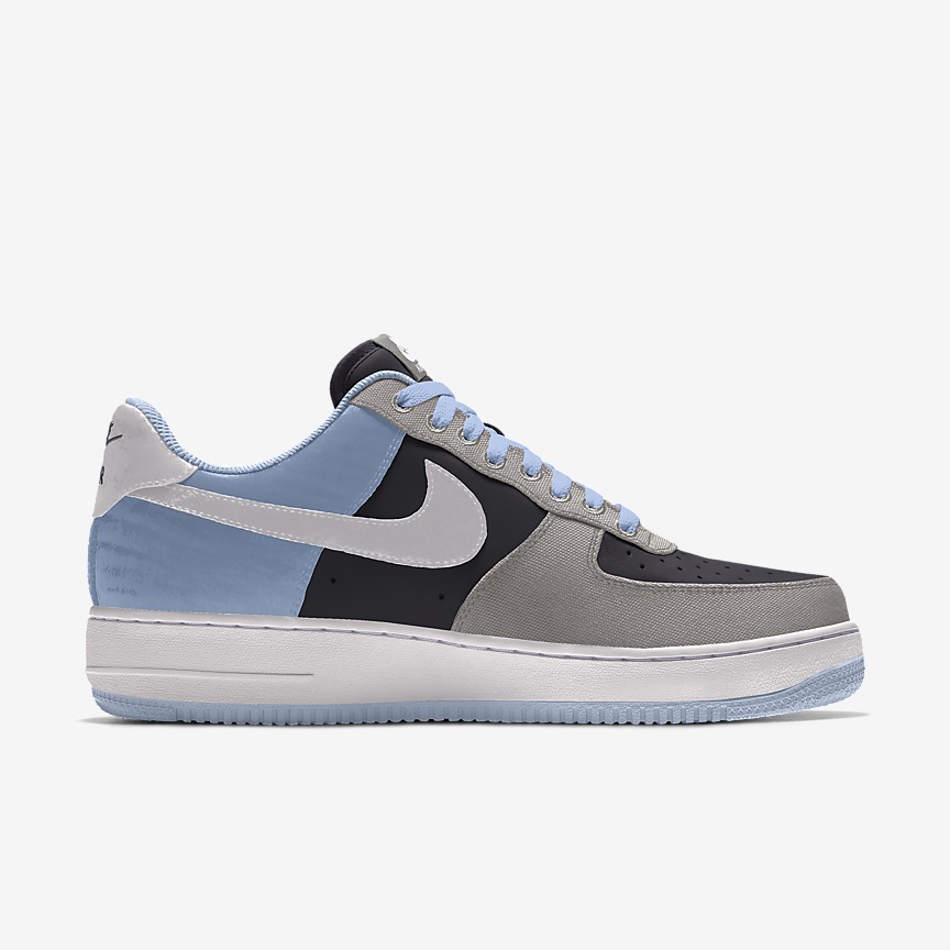 Giày Nike Air Force 1 Low By You Xám Xanh