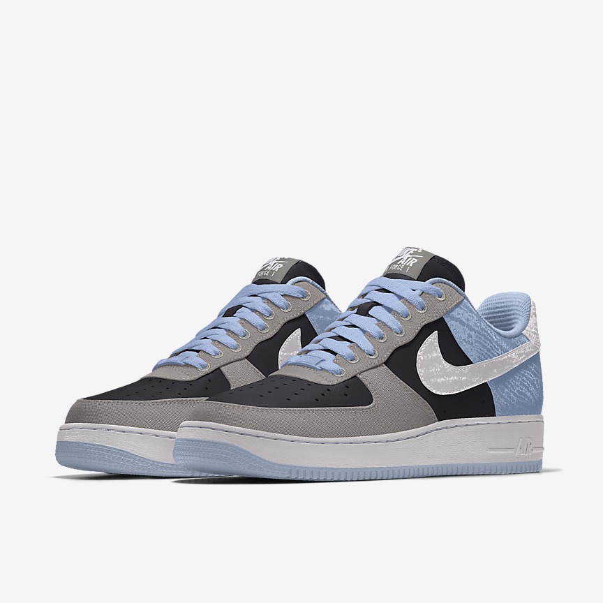 Giày Nike Air Force 1 Low By You Xám Xanh