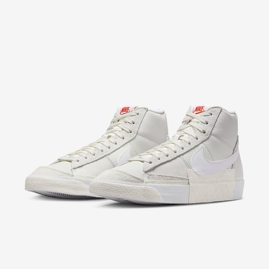 Giày Nike Blazer Mid Pro Club Nam Trắng