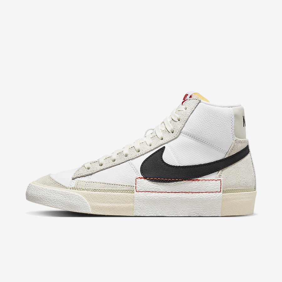 Giày Nike Blazer Mid Pro Club Nam Trắng Đen