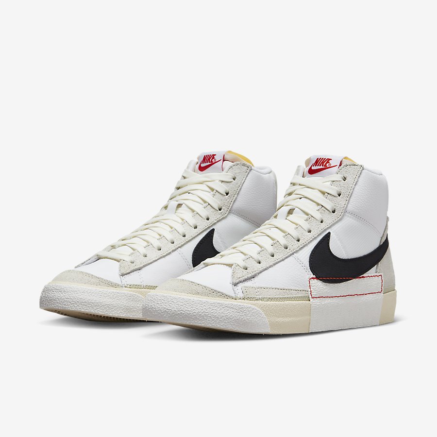 Giày Nike Blazer Mid Pro Club Nam Trắng Đen