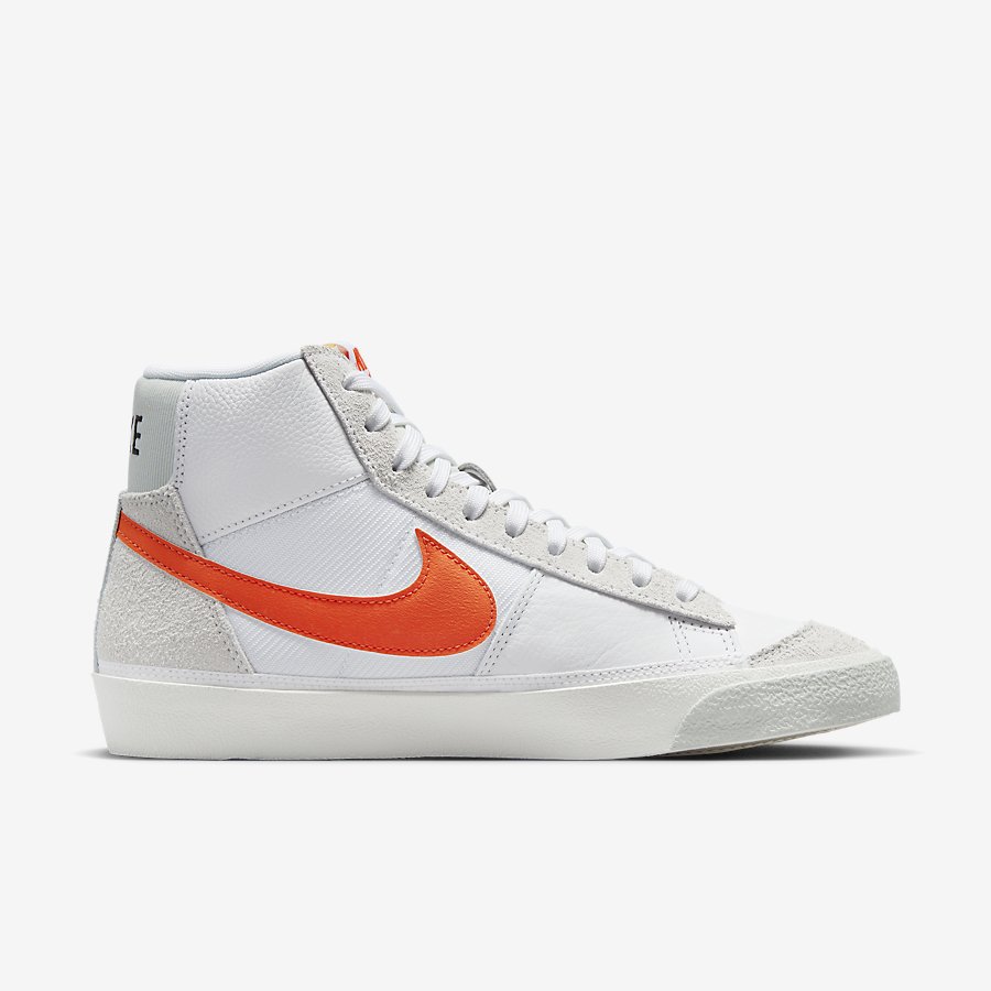 Giày Nike Blazer Mid Pro Club Nam Trắng Cam