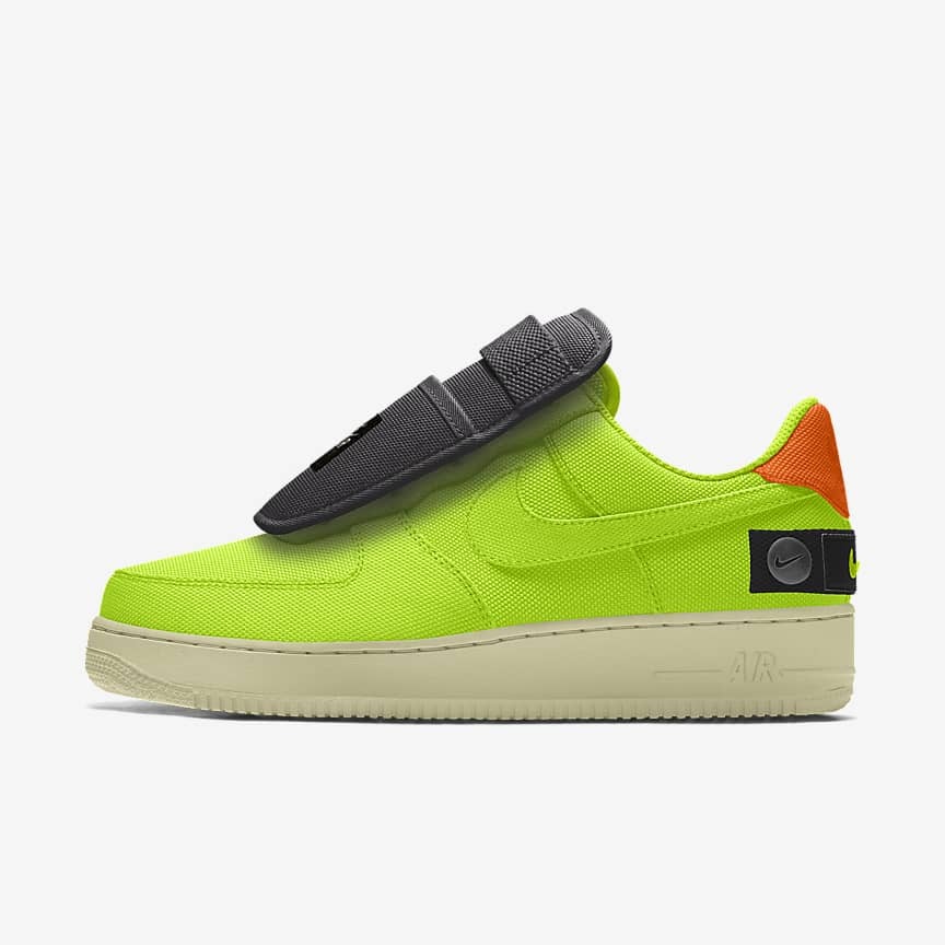 Giày Nike Air Force 1 Low Unlocked By You Xanh Neon